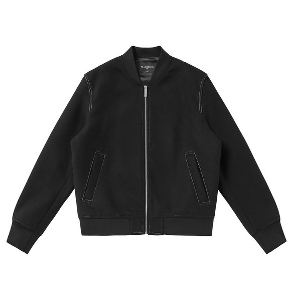 Casual coat baseball collar wool jacket men's jacket